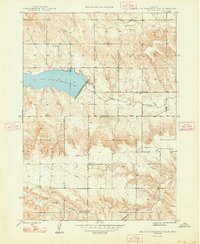 Box Butte Reservoir East 1948 topographic map thumbnail