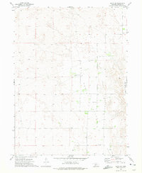Brady NE 1972 topographic map thumbnail