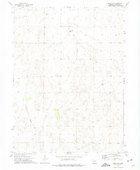 Brady NW 1972 topographic map thumbnail
