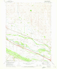 Brady SW 1970 topographic map thumbnail