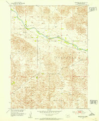 Brewster NW 1952 topographic map thumbnail