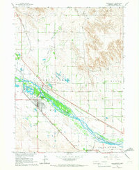 Bridgeport 1965 topographic map thumbnail