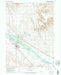 Bridgeport 1965 topographic map thumbnail