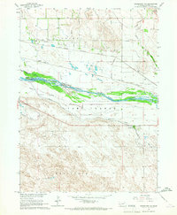 Bridgeport NW 1965 topographic map thumbnail