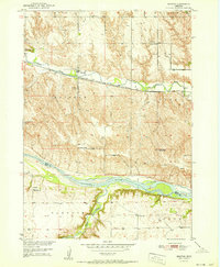 Bristow 1951 topographic map thumbnail