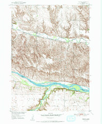 Bristow 1951 topographic map thumbnail