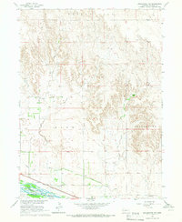 Broadwater NW 1965 topographic map thumbnail