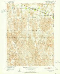 Broken Bow SE 1951 topographic map thumbnail