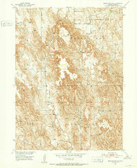 Broken Bow SW 1951 topographic map thumbnail