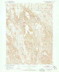 Broken Bow SW 1951 topographic map thumbnail