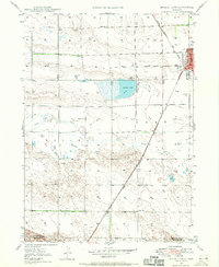 Bronco Lake 1947 topographic map thumbnail