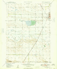 Bronco Lake topographic map thumbnail