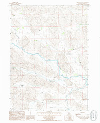 Brownlee Flats 1985 topographic map thumbnail