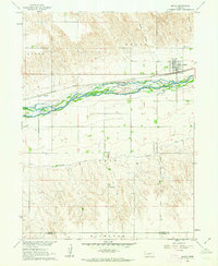 Brule 1961 topographic map thumbnail