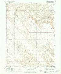 Brule NW 1971 topographic map thumbnail