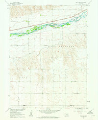 Brule SE 1961 topographic map thumbnail