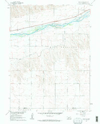 Brule SE 1961 topographic map thumbnail