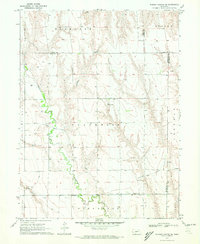 Burger Canyon SE 1970 topographic map thumbnail