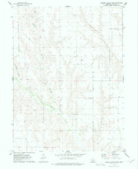 Burger Canyon West 1973 topographic map thumbnail