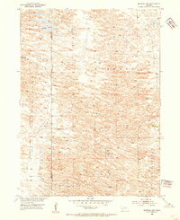 Burwell NW 1952 topographic map thumbnail