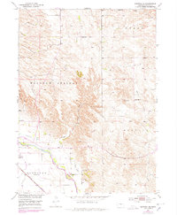 Burwell SE 1952 topographic map thumbnail