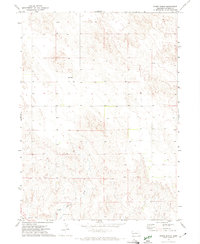 Buske Ranch 1971 topographic map thumbnail