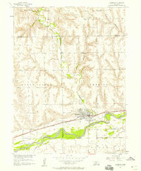 Cambridge 1956 topographic map thumbnail