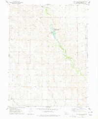 Camp Hayes Lake 1974 topographic map thumbnail