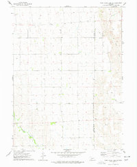 Camp Hayes Lake SE 1973 topographic map thumbnail