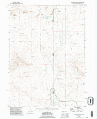 Carpenter Ranch 1990 topographic map thumbnail