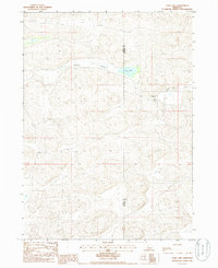 Carr Lake 1985 topographic map thumbnail