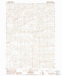 Carr Lake NE 1985 topographic map thumbnail