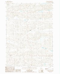 Carrico Lakes 1987 topographic map thumbnail