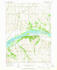 Cedar Creek 1956 topographic map thumbnail