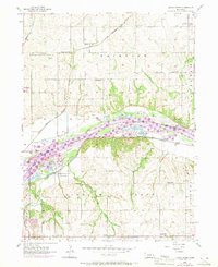 Cedar Creek 1956 topographic map thumbnail