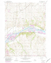 Cedar Creek 1956 topographic map thumbnail
