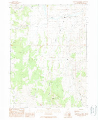 Cedar Mountain Draw 1989 topographic map thumbnail