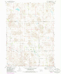 Chain Lake 1981 topographic map thumbnail