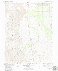 Chukar Canyon 1980 topographic map thumbnail