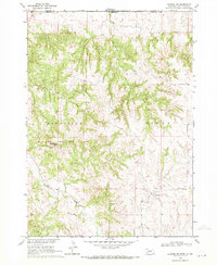 Clinton NW 1969 topographic map thumbnail