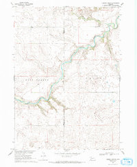Coburn Canyon 1969 topographic map thumbnail