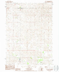 Cody Lake NW 1986 topographic map thumbnail