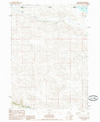 Cody West 1985 topographic map thumbnail