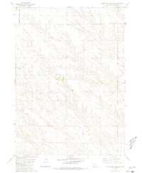 Coffee Mill Butte SE 1980 topographic map thumbnail
