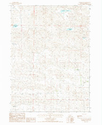 Coleman Lake 1987 topographic map thumbnail