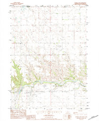 Cornell Dam 1983 topographic map thumbnail