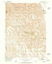 Cotesfield 1953 topographic map thumbnail