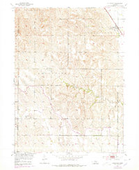 Cotesfield 1953 topographic map thumbnail