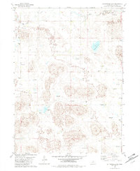 Cottonwood Lake 1982 topographic map thumbnail