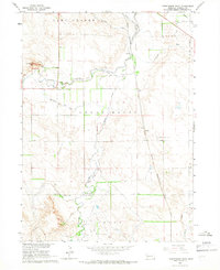 Courthouse Rock 1965 topographic map thumbnail